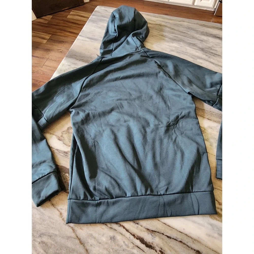 NWT Nike Therma-FIT Training Hoodie Mens Small Teal Volt Big Swoosh NEW